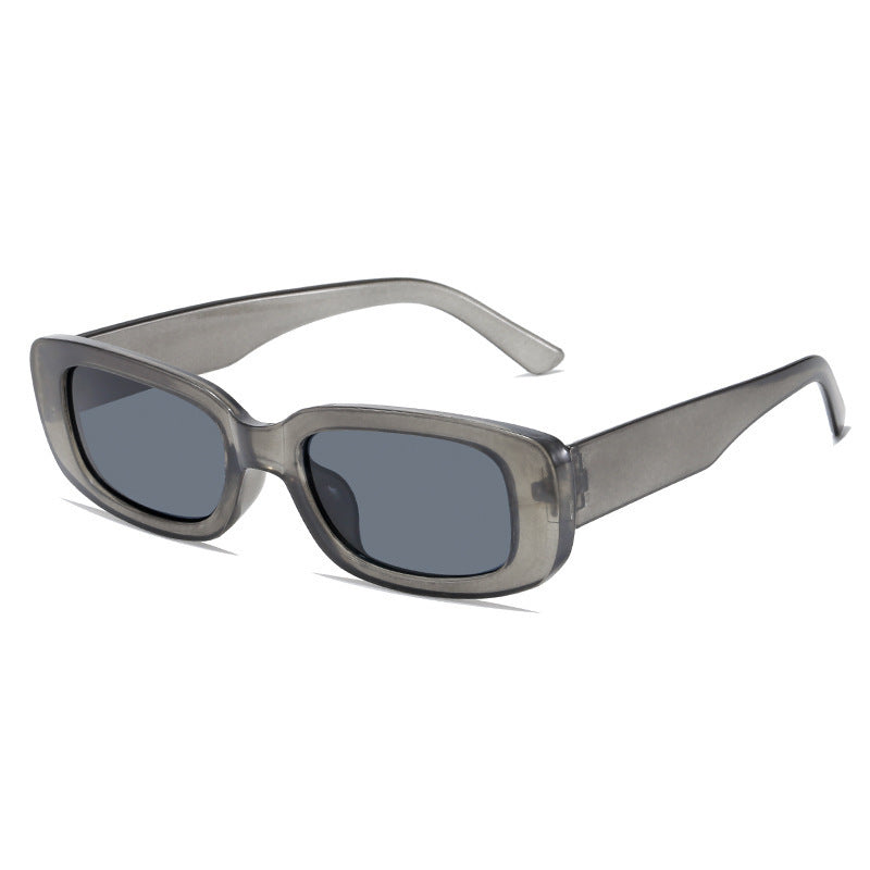 Women's fashionable rectangular sunglasses with adjustable nose pads Bowlift
