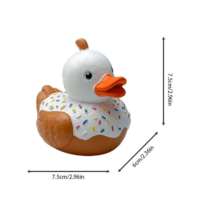 Decorative figure rubber duck with surprise element Bowlift