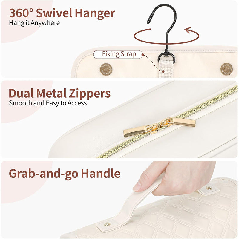 Elegant Cosmetic Organizer Bag Bowlift