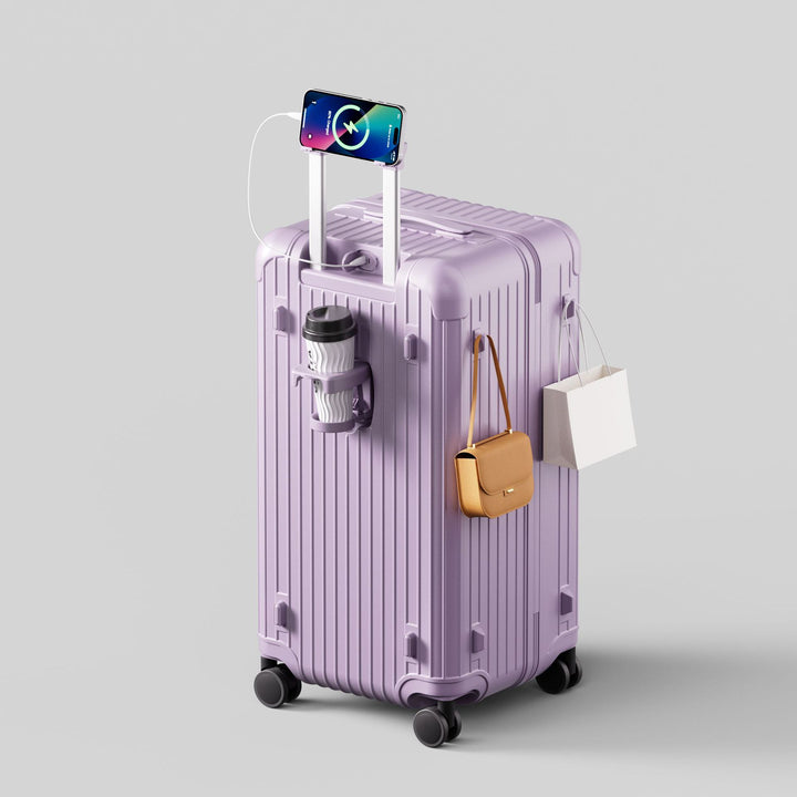 Smart Hard-Shell Travel Trolley Suitcase