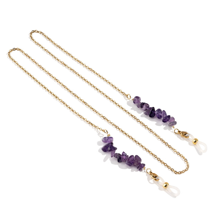 Gem-Accent Eyewear Chain Bowlift