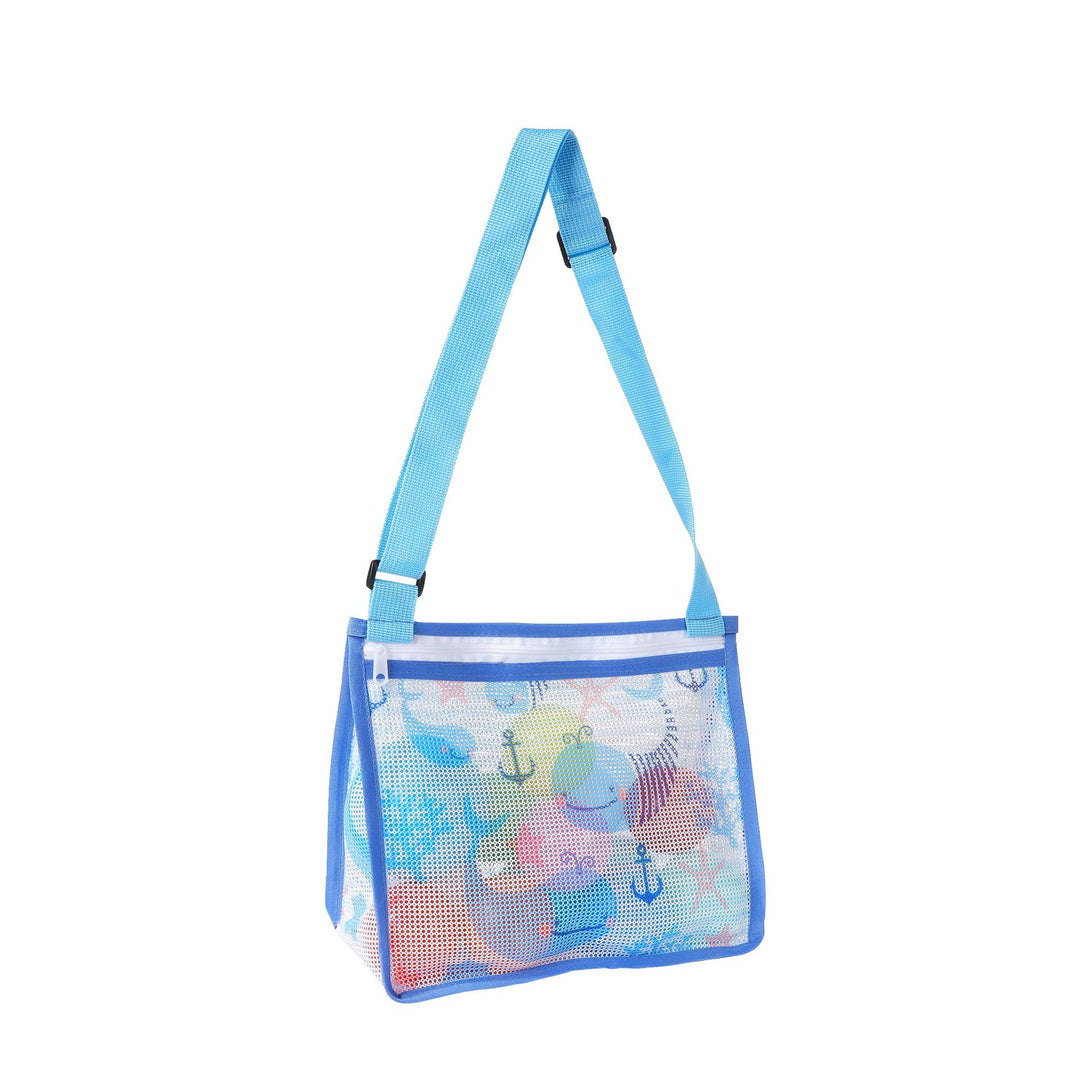 Practical Beach Bag Made of Mesh Material Bowlift