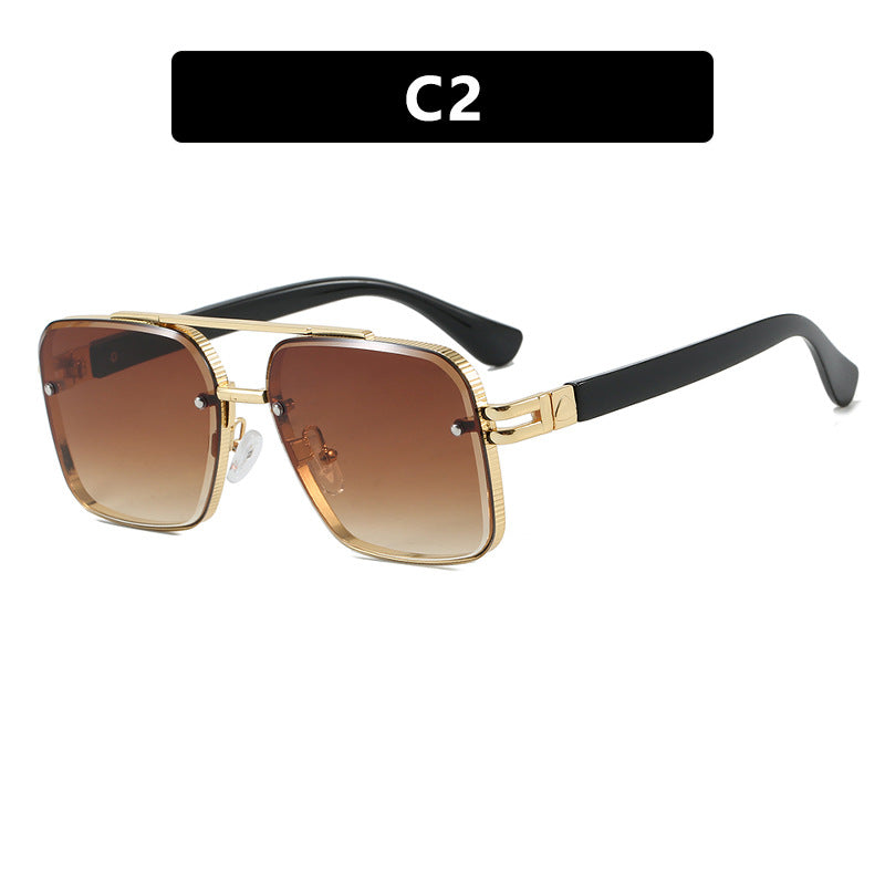 Women's fashionable square sunglasses with high UV protection function Bowlift