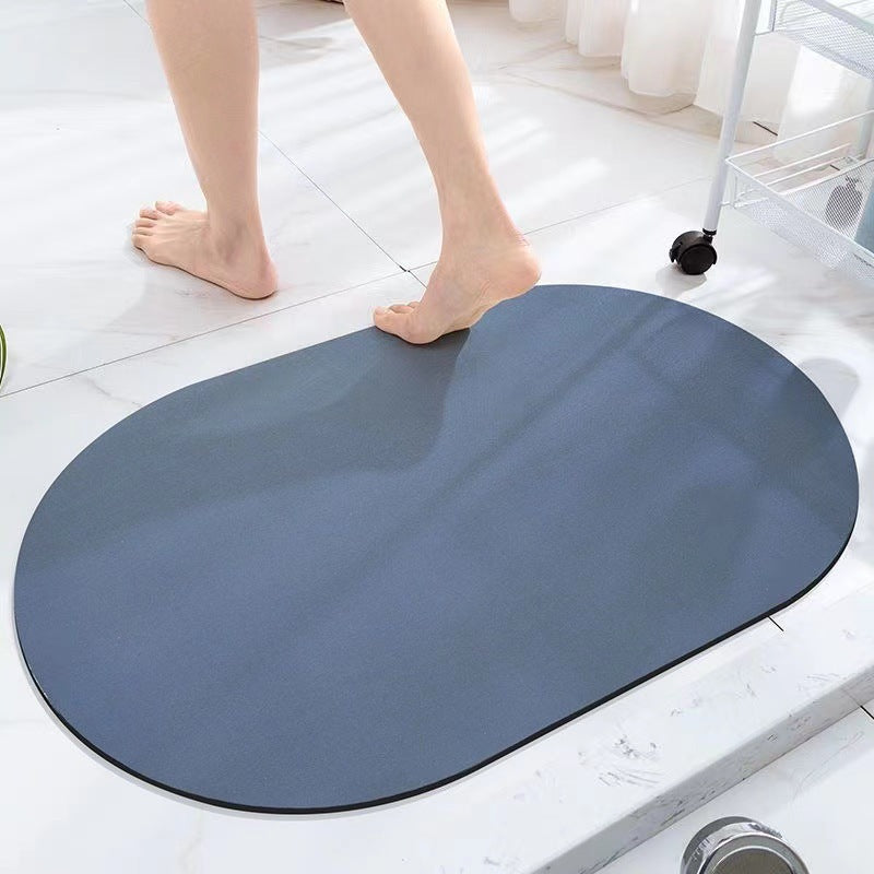 Microfiber Memory Foam Bath Mat with Non-Slip Backing Bowlift