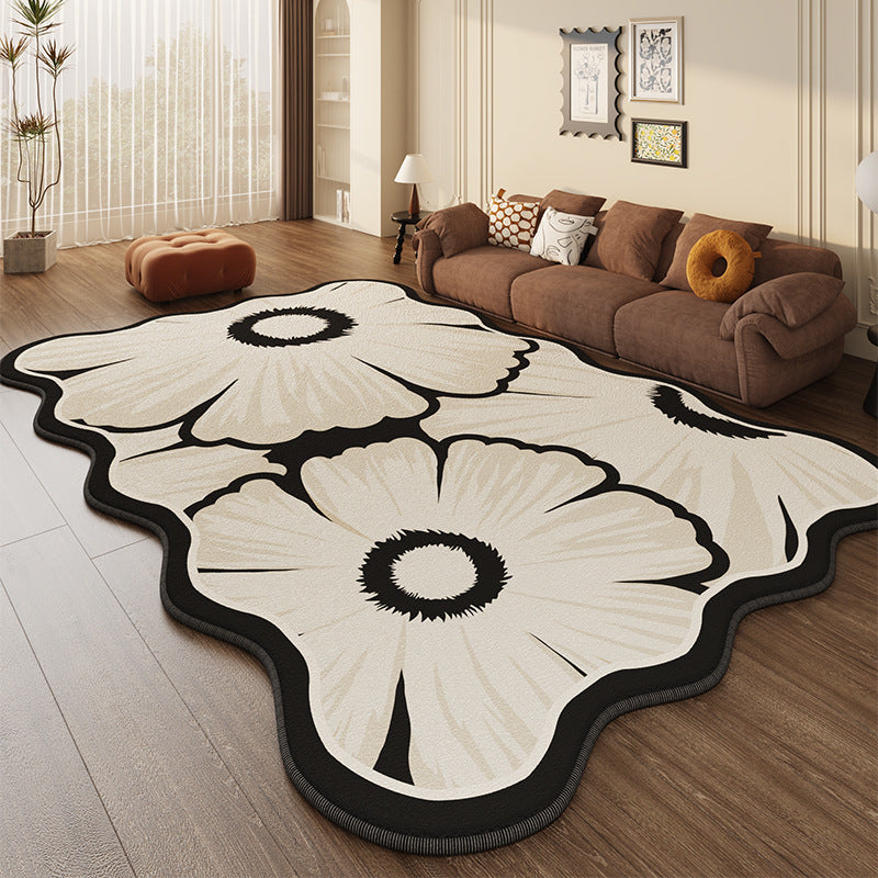 Flower-shaped Decorative Rug