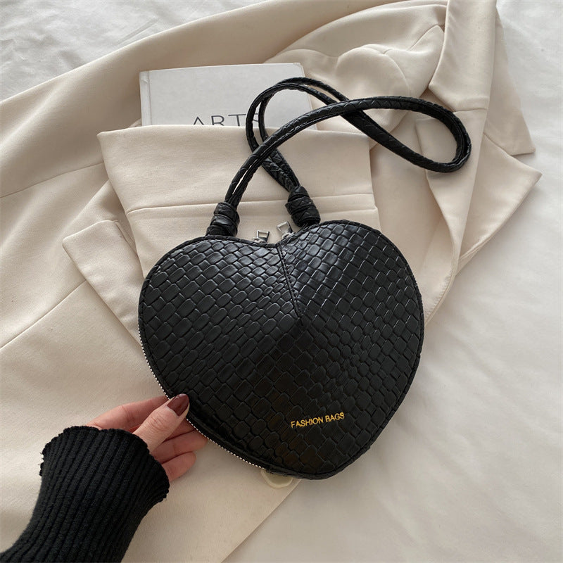 Heart-Shaped Crossbody Handbag Bowlift
