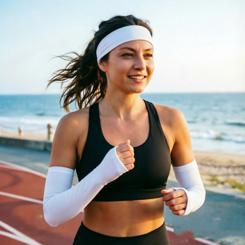 Ladies Sporty Arm Warmers Bowlift