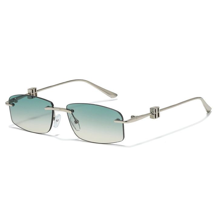 Avant-Garde Minimalist Rectangle Sunglasses Bowlift