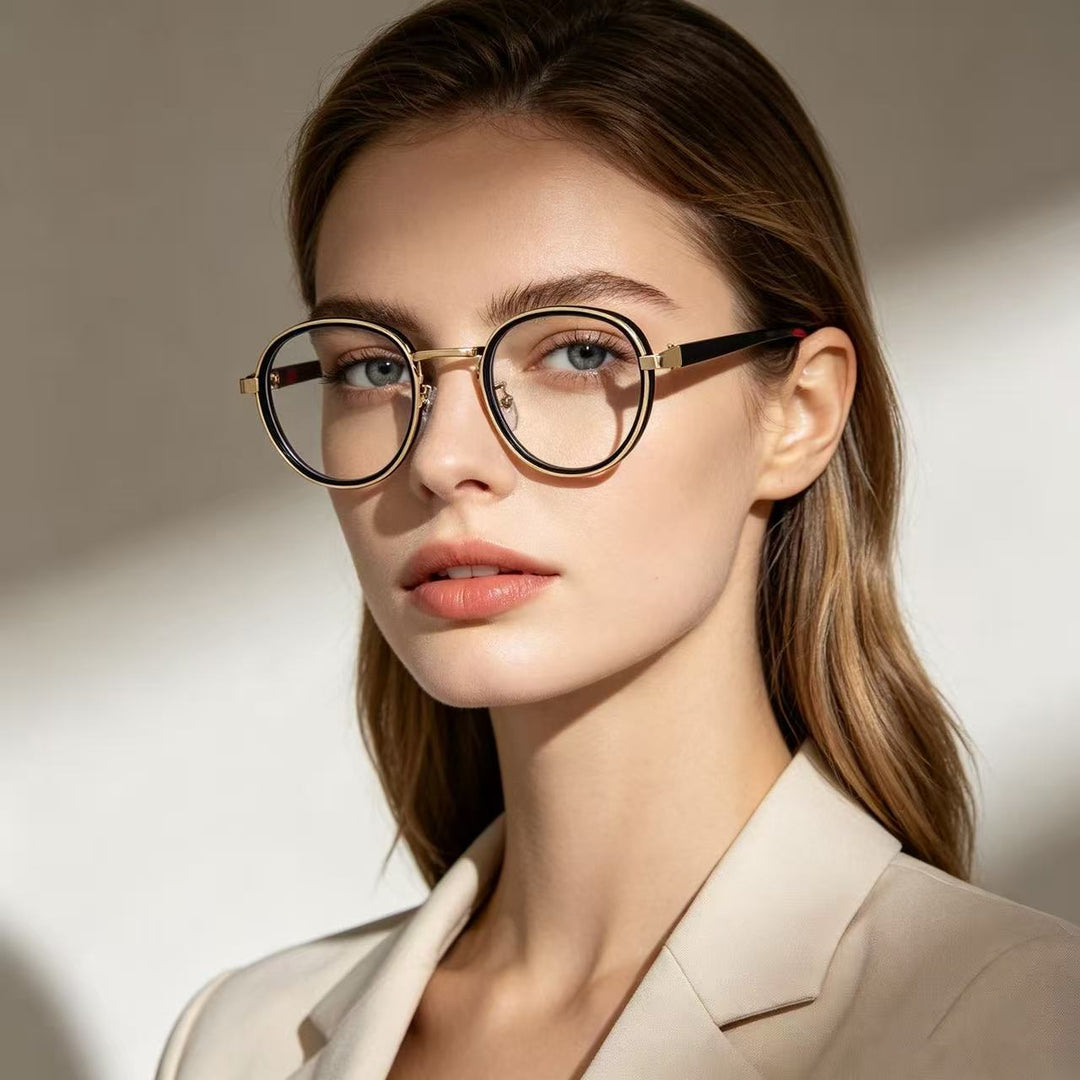 Modern Round Frame Sunglasses Bowlift