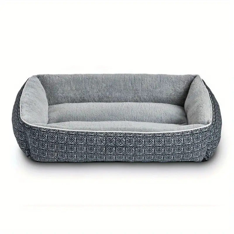 Cozy Plush Orthopedic  Lounge  Dog Bed