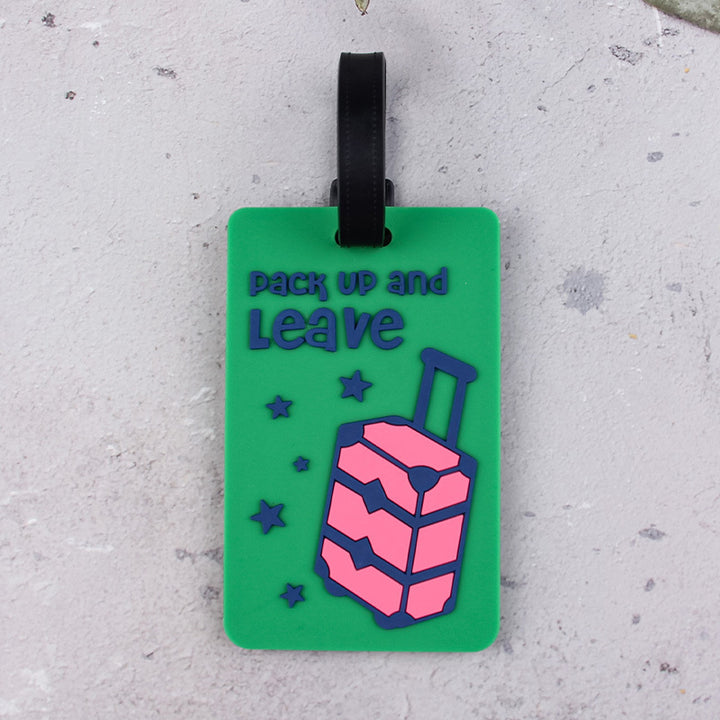 Stylish Chevron Pattern Luggage Tag Bowlift