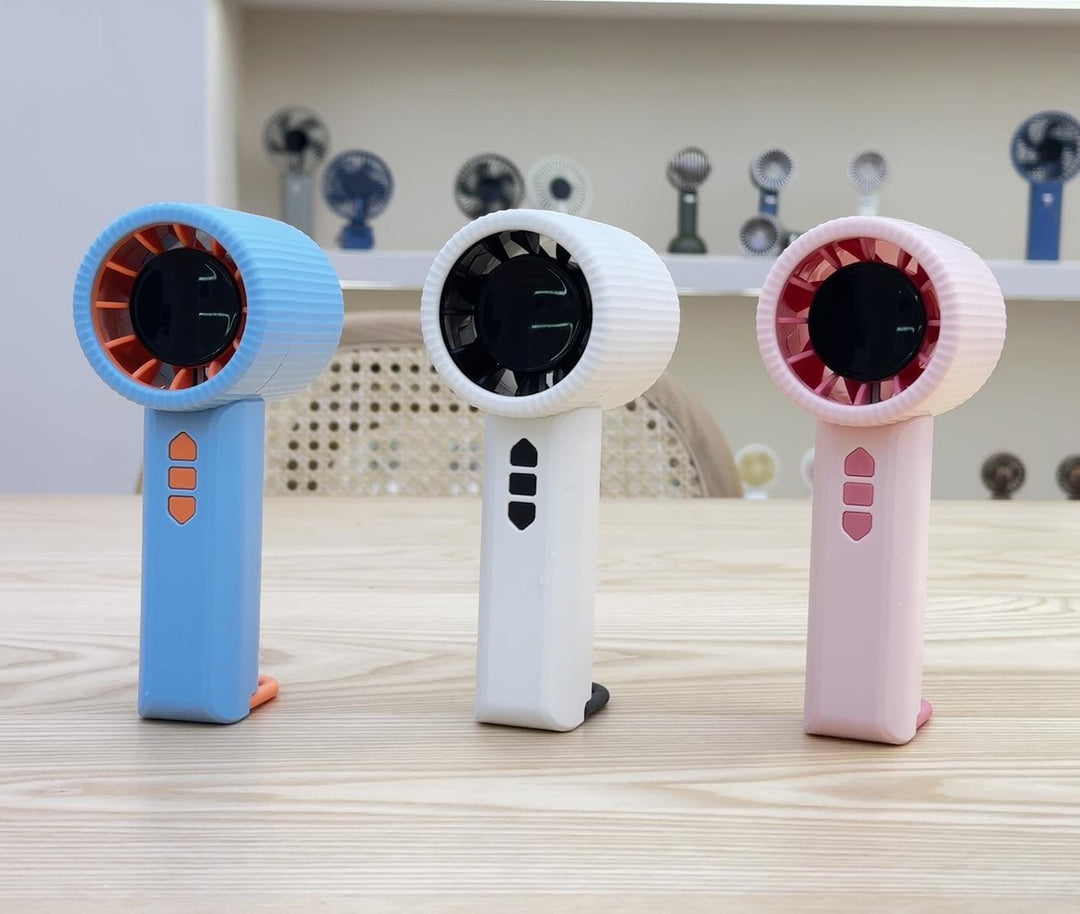 Unisex Portable Handheld Fan with Powerful Battery and Compact Design Bowlift