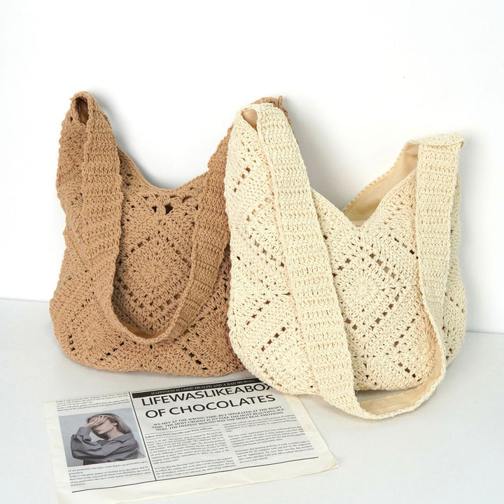 Hand-knotted shoulder bag Bowlift