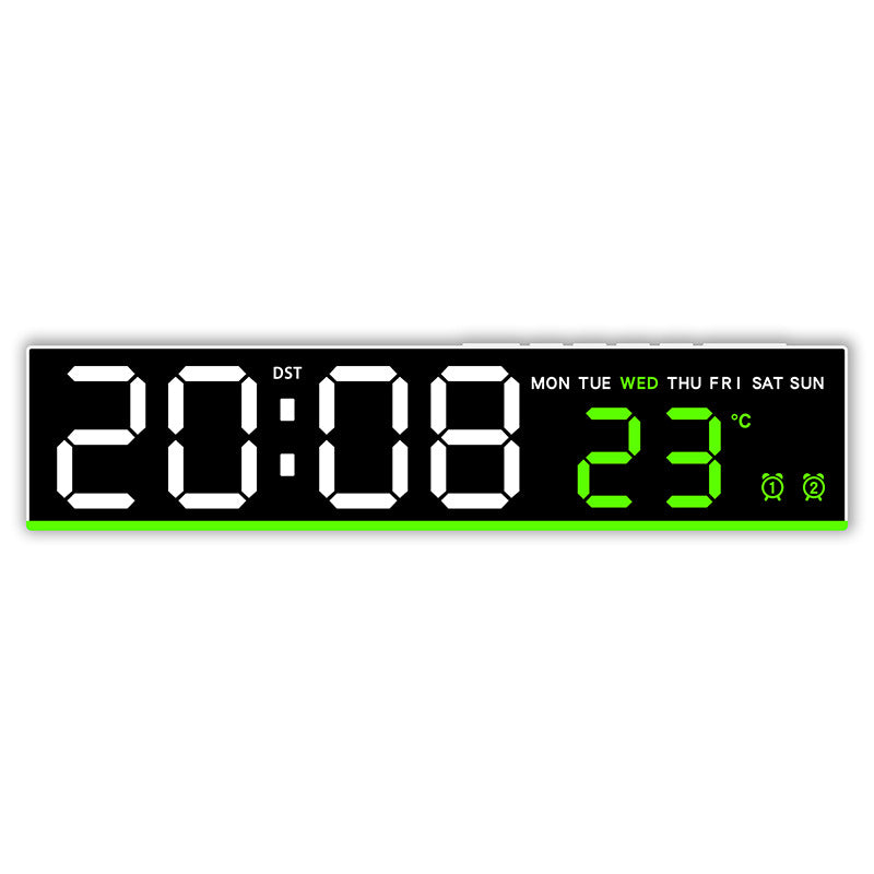 Digital LED weather clock with large display Bowlift