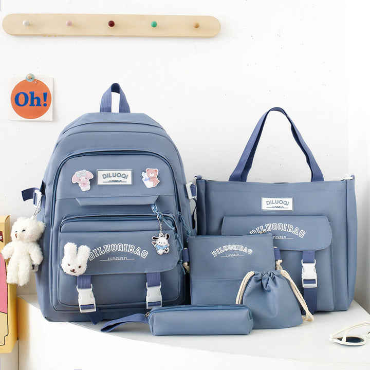 Versatile All-in-One School Backpack and Tote Set Bowlift