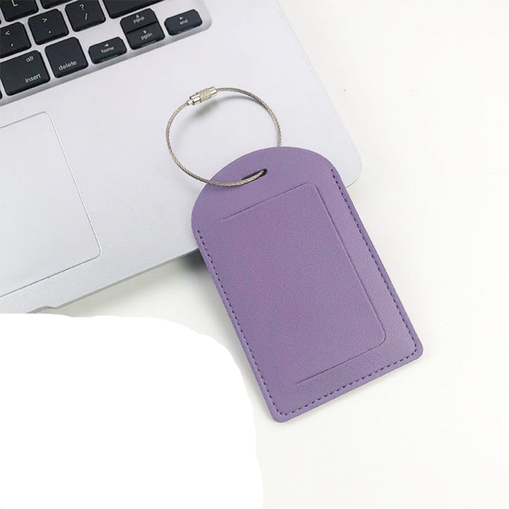 Premium Leather Travel Luggage Tag Bowlift