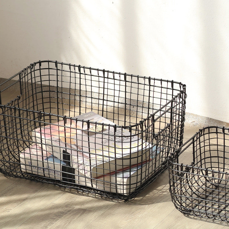 Metal Wire Storage Basket Bowlift