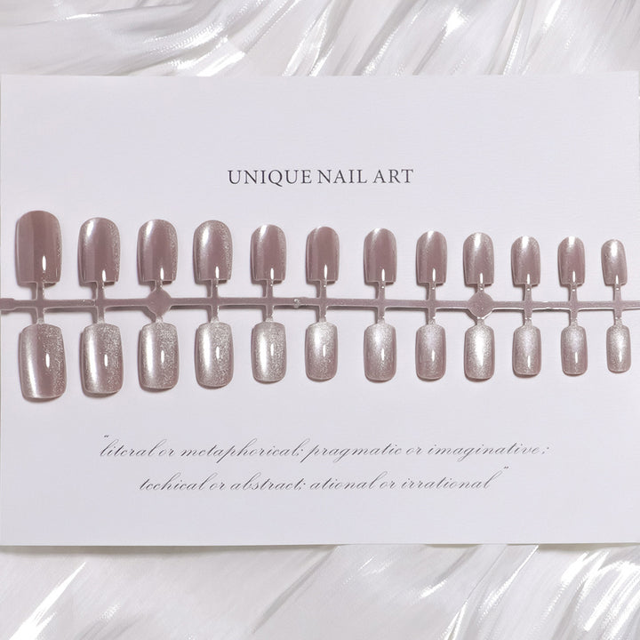 Unique Press-On Nail Art Set Bowlift