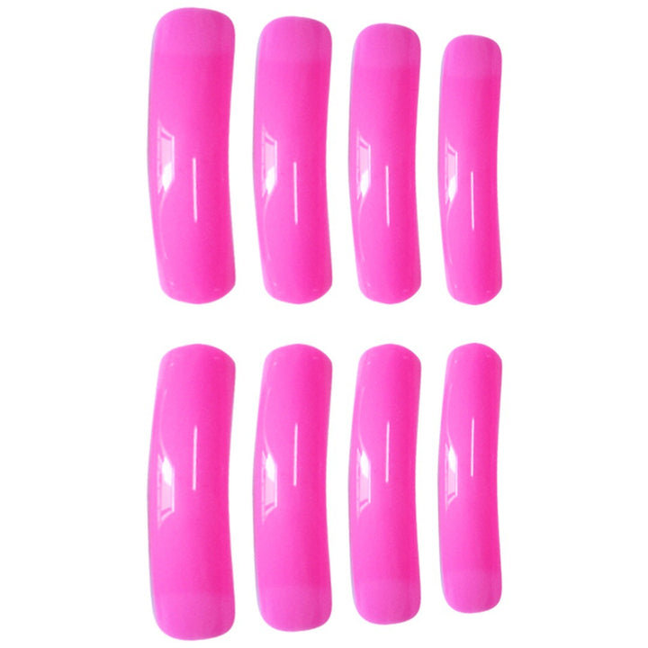 Glossy Long Press-On Nails Bowlift