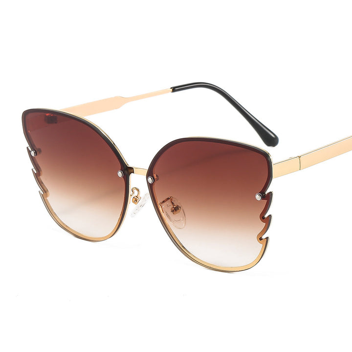 Women's statement sunglasses with unique design and gradient lenses Bowlift