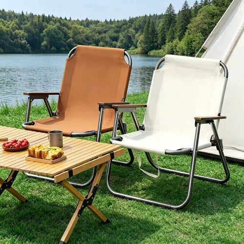 Women’s folding chair with ergonomic design and robust aluminum frame Bowlift