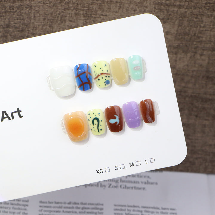 Creative Abstract Nail Art Collection Bowlift