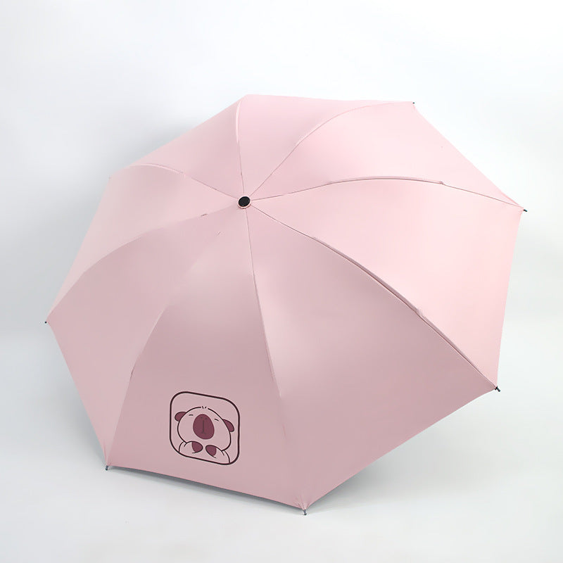 Ladies child-friendly umbrella with playful design Bowlift