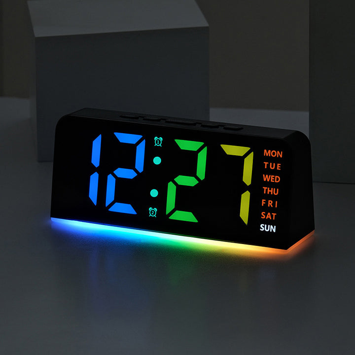 Digital LED alarm clock with weekday display Bowlift
