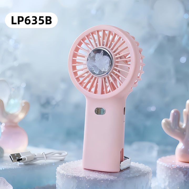 Women Portable Fan with Flexible Adjustable Speed Levels Bowlift