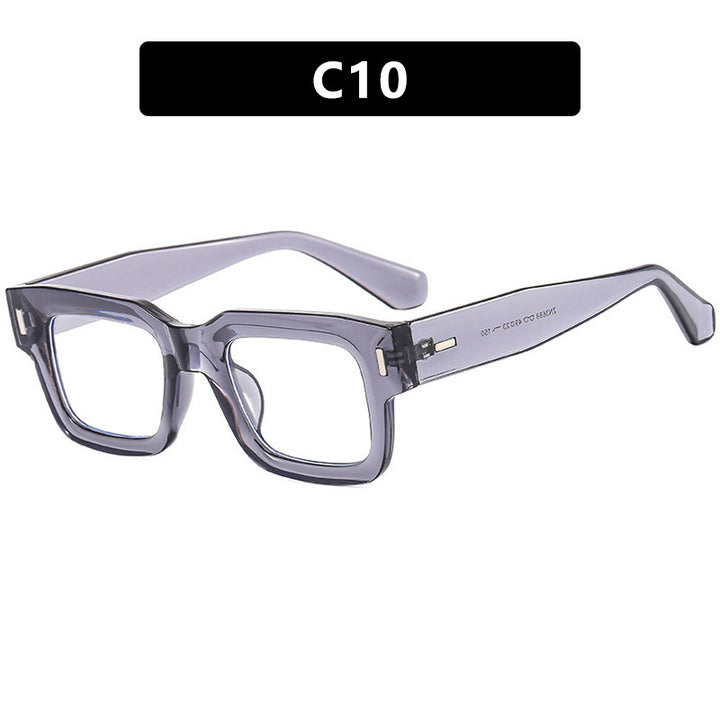 Ladies stylish square sunglasses with eye-catching leopard print Bowlift