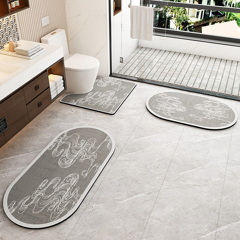 Decorative Bathroom Runner Mat Bowlift