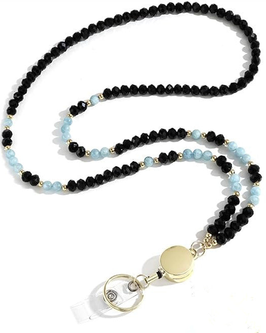 Beaded Eyewear Retractable Lanyard Bowlift