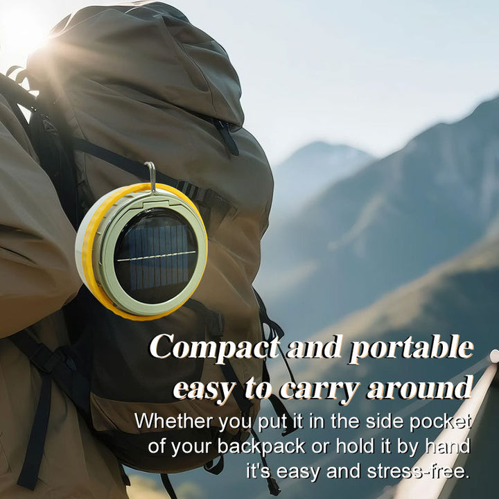 Digital Display Solar Camping Light Mobile Emergency Lighting