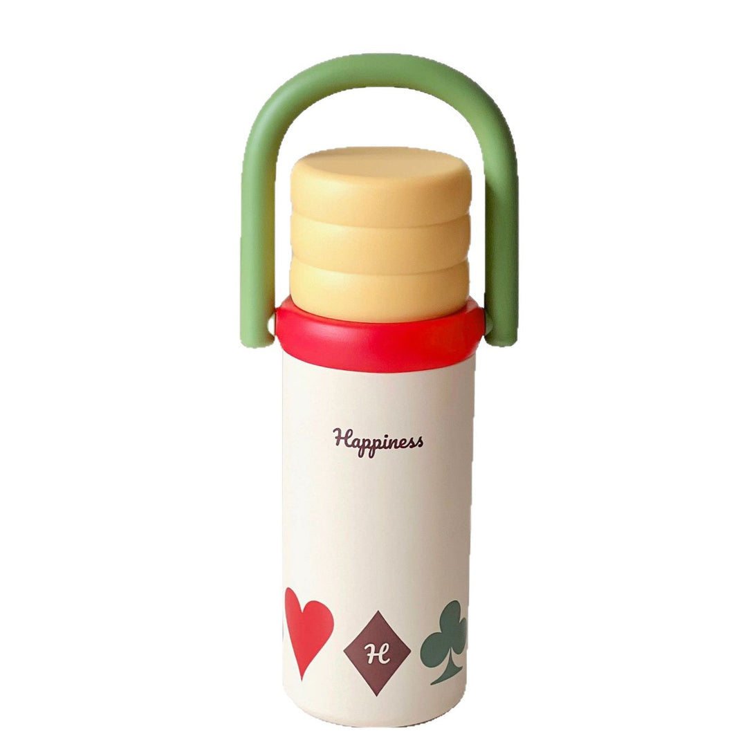 Women Practical Drinking Bottle with Stylish Lid Bowlift