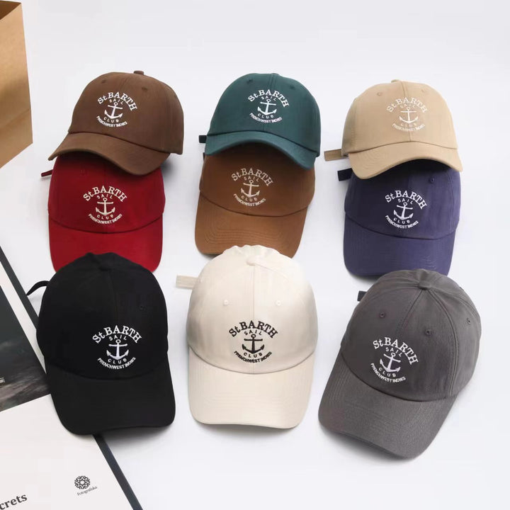 Unisex Nautical-Themed Adjustable Cap Bowlift