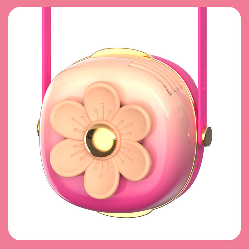 Women's Portable Handheld Fan in Floral Design Bowlift