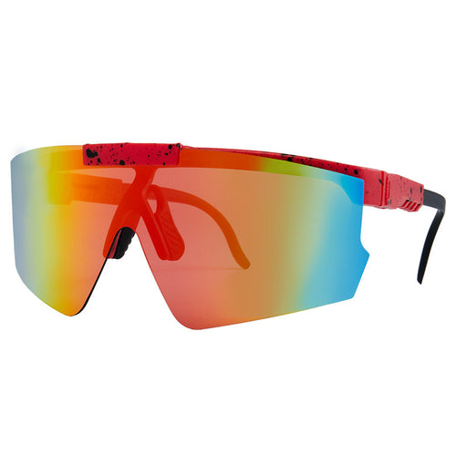 Women's sport sunglasses in modern design with large lenses Bowlift
