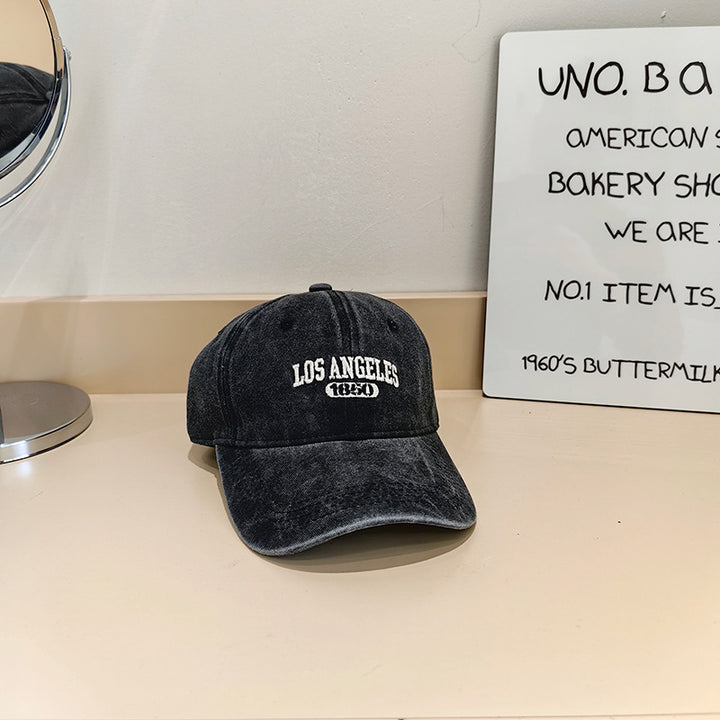 Men's Vintage-Style Cotton Cap Bowlift