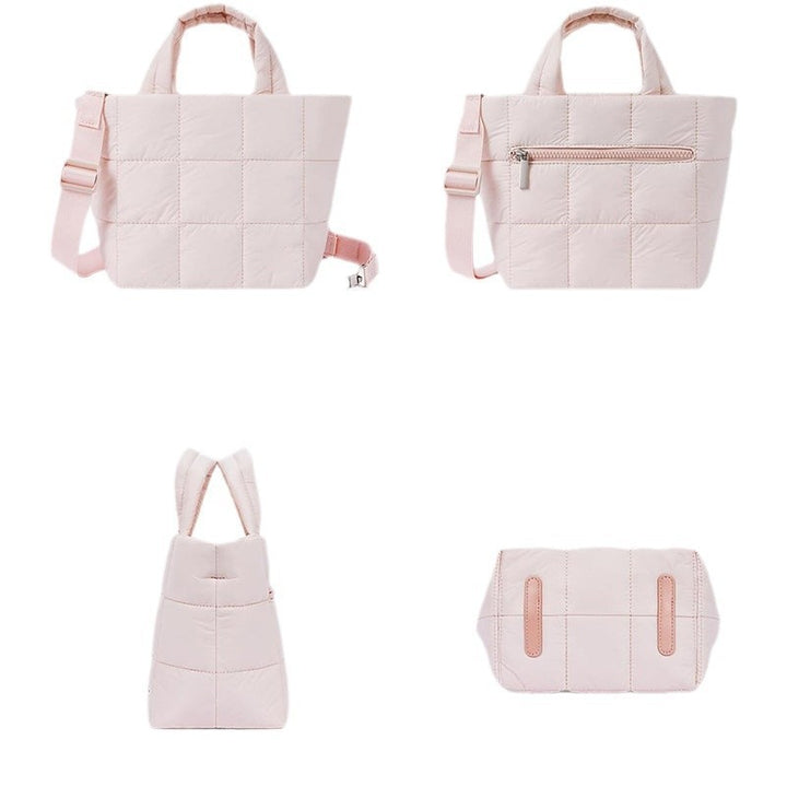 Fashionable quilted handbag Bowlift