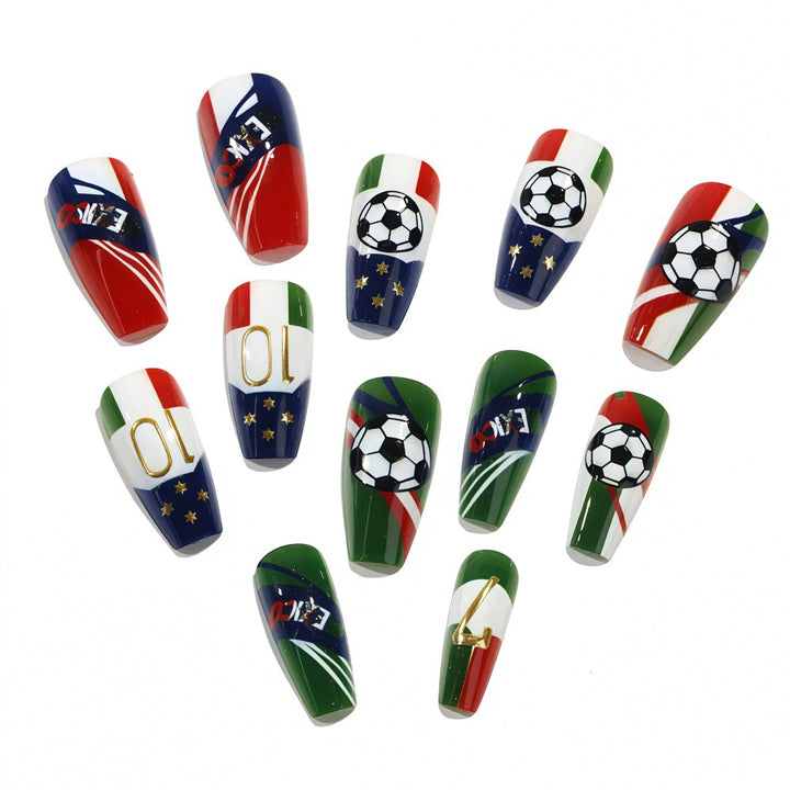 Sporty Nail Art Design Bowlift