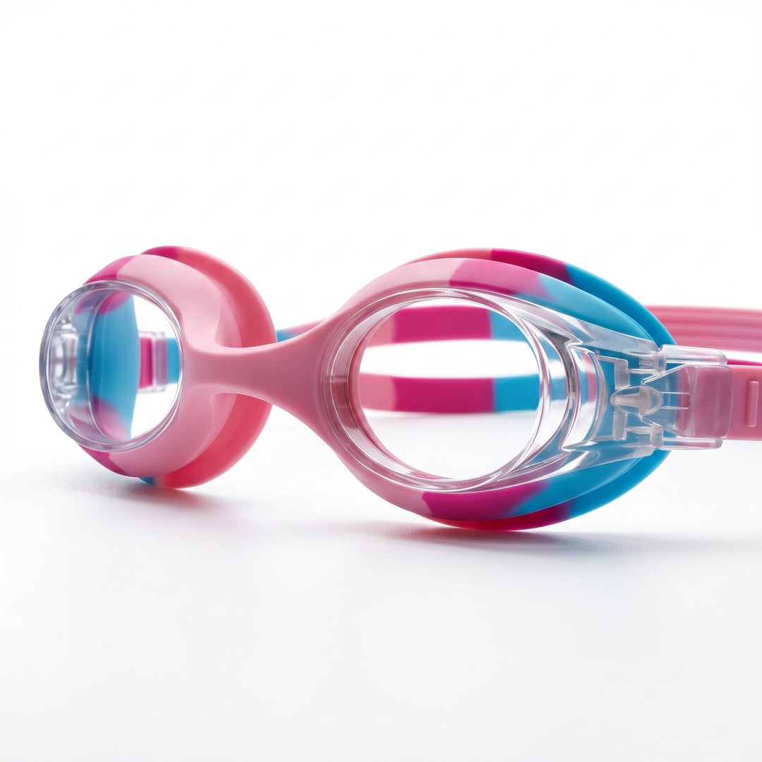 Swim goggles with adjustable nose bridge and anti-fog technology Bowlift