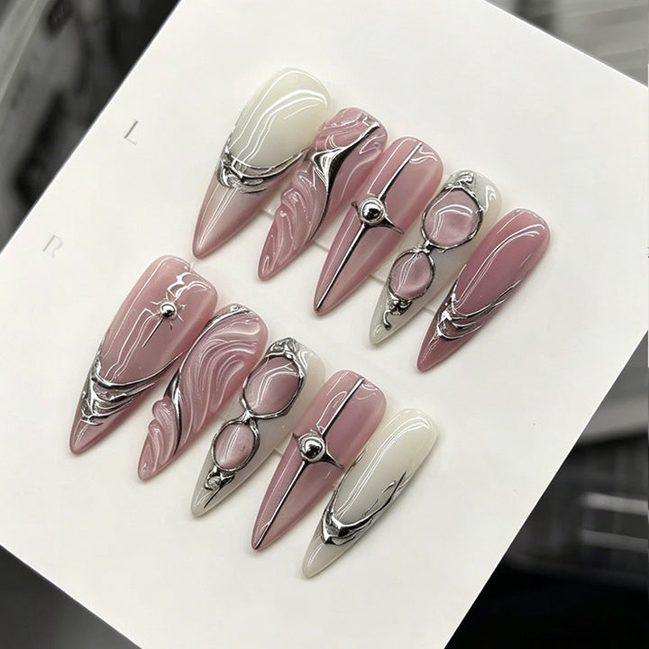 Decorative Sculptured Nail Art Set Bowlift