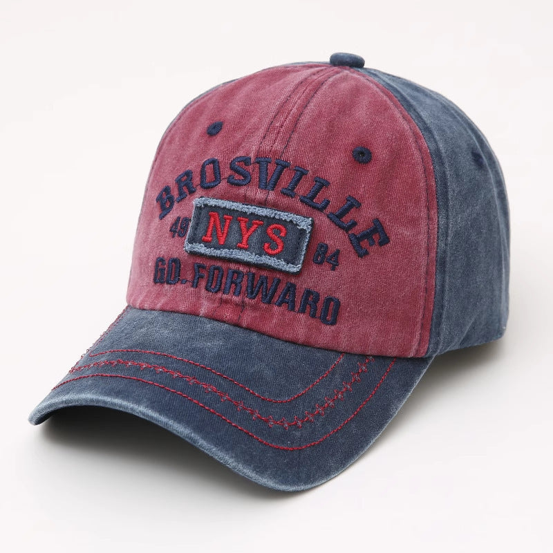 Men's Vintage-Inspired Distressed Baseball Cap Bowlift 1784188194