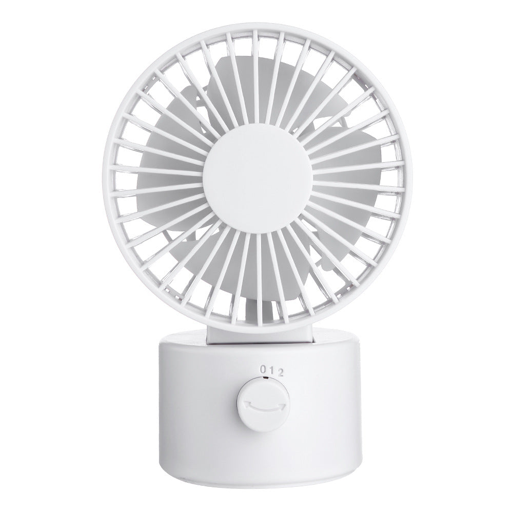 Unisex compact table fan with tiltable head and rechargeable battery Bowlift