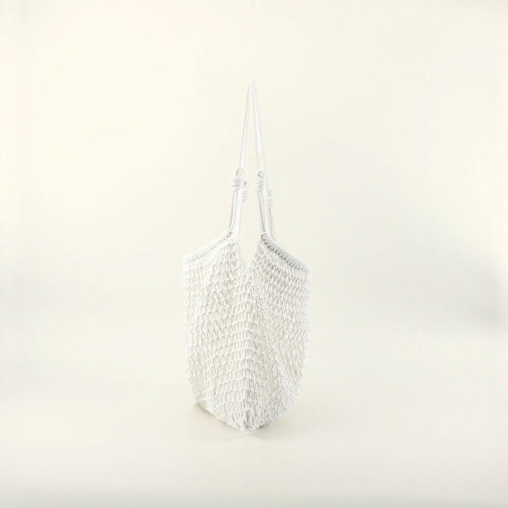 Net bag with flexible shape and stylish shoulder straps Bowlift
