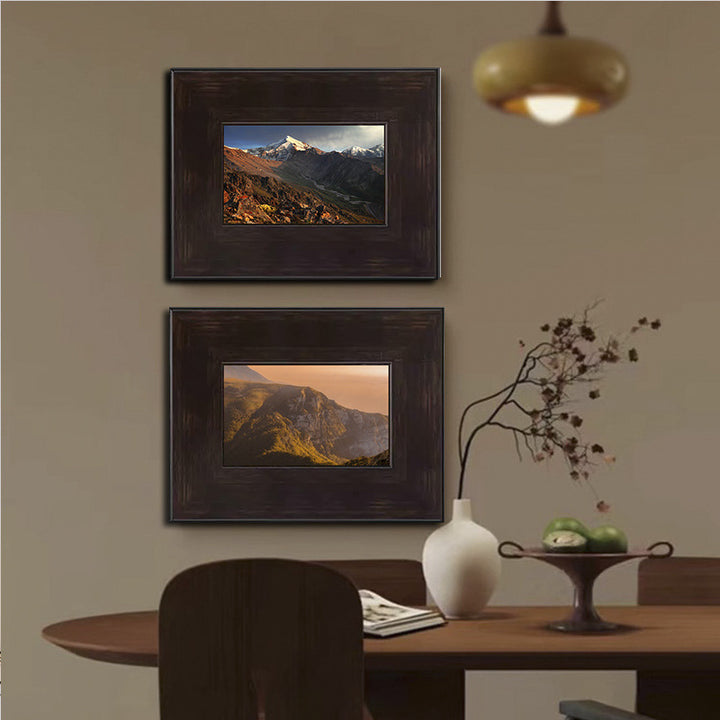 Framed Mountain Landscape Artwork