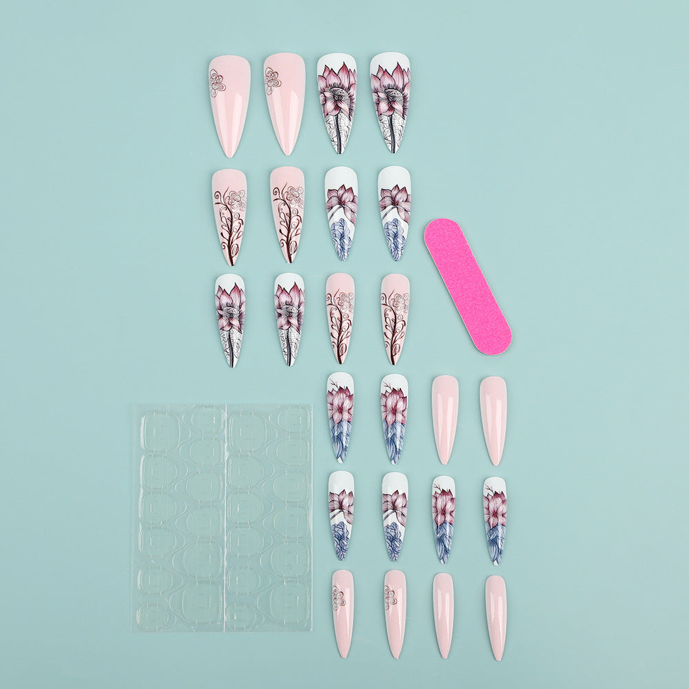 Artificial nails in floral design Bowlift
