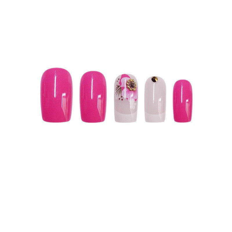 Floral Art Press-On Nail Set Bowlift 1788434384