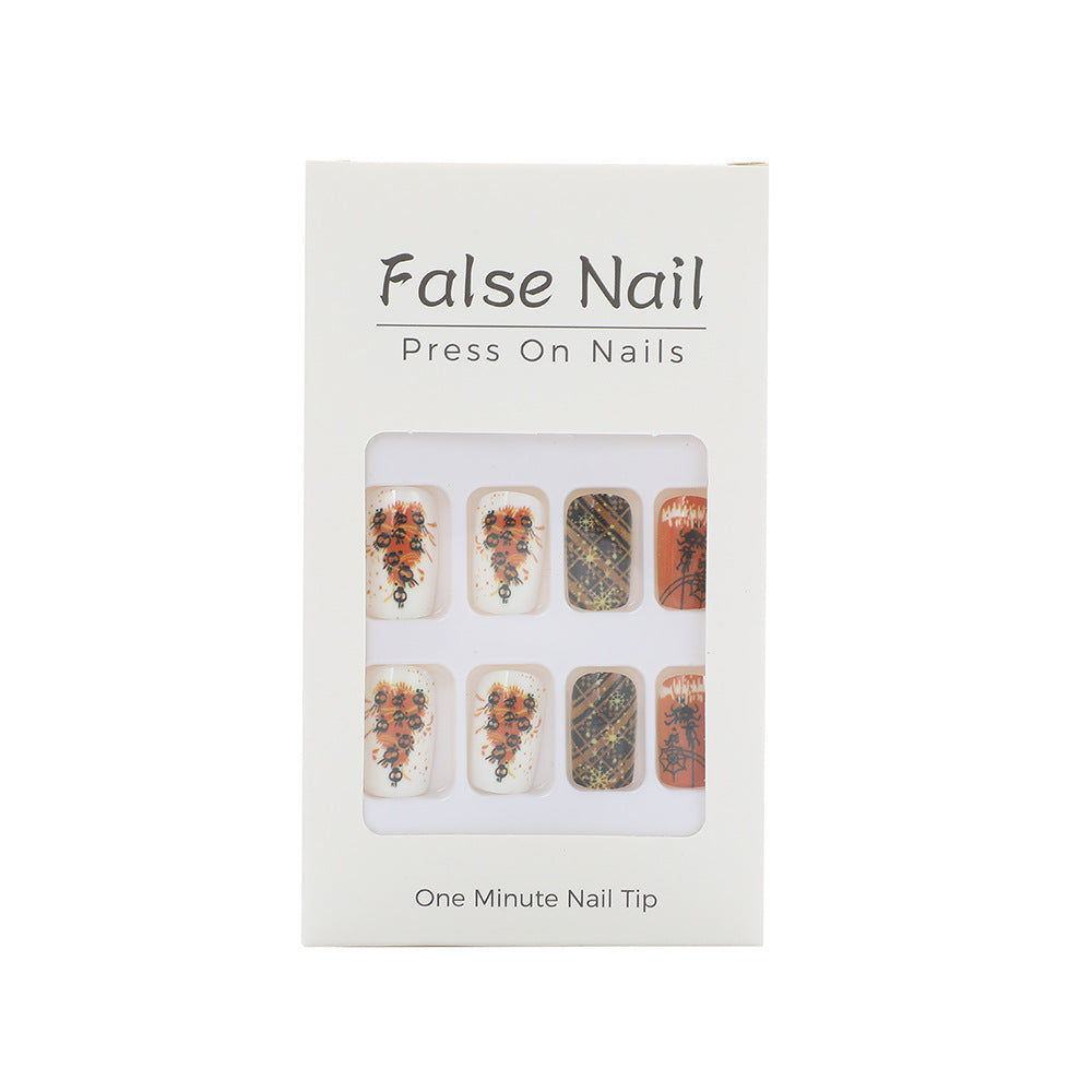 Halloween Artificial Nails Set Bowlift