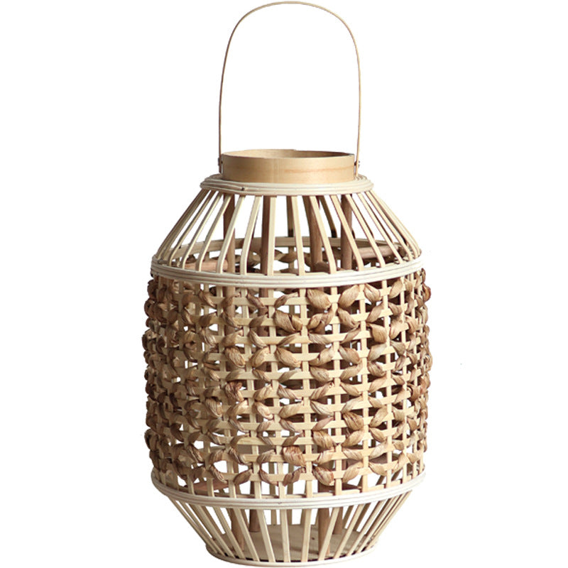 Handcrafted Rattan Lantern Bowlift